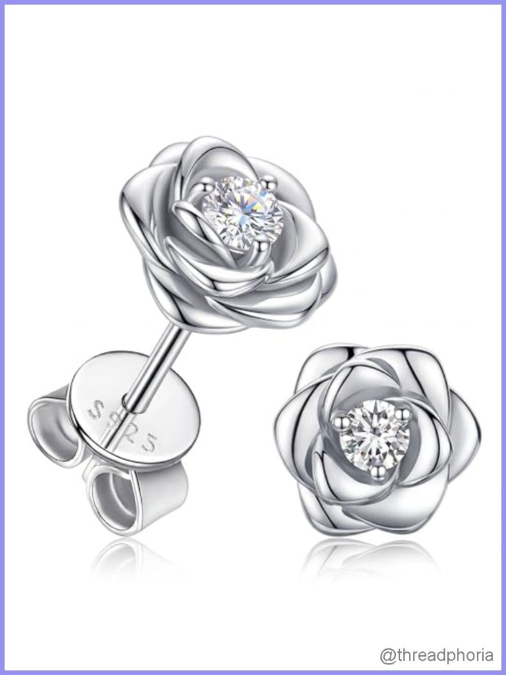 Moissanite Stud Earrings 360° Brilliance Round Cut 925 Sterling Silver